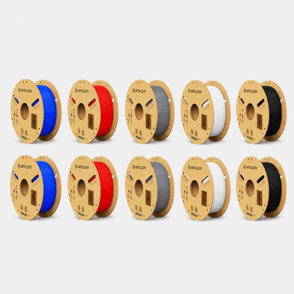 PLA 5-Color Bundle - Cardboard 10KG
