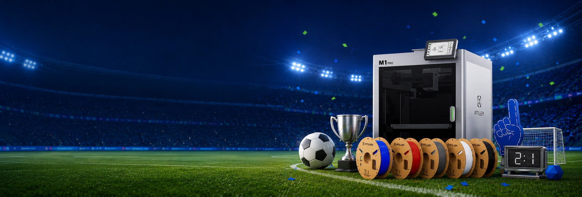 BUY M1 PRO<br>
GET 5KG 5-COLOR PLA FREE